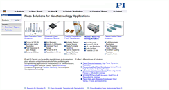 Desktop Screenshot of piezo-nanotechnology.com